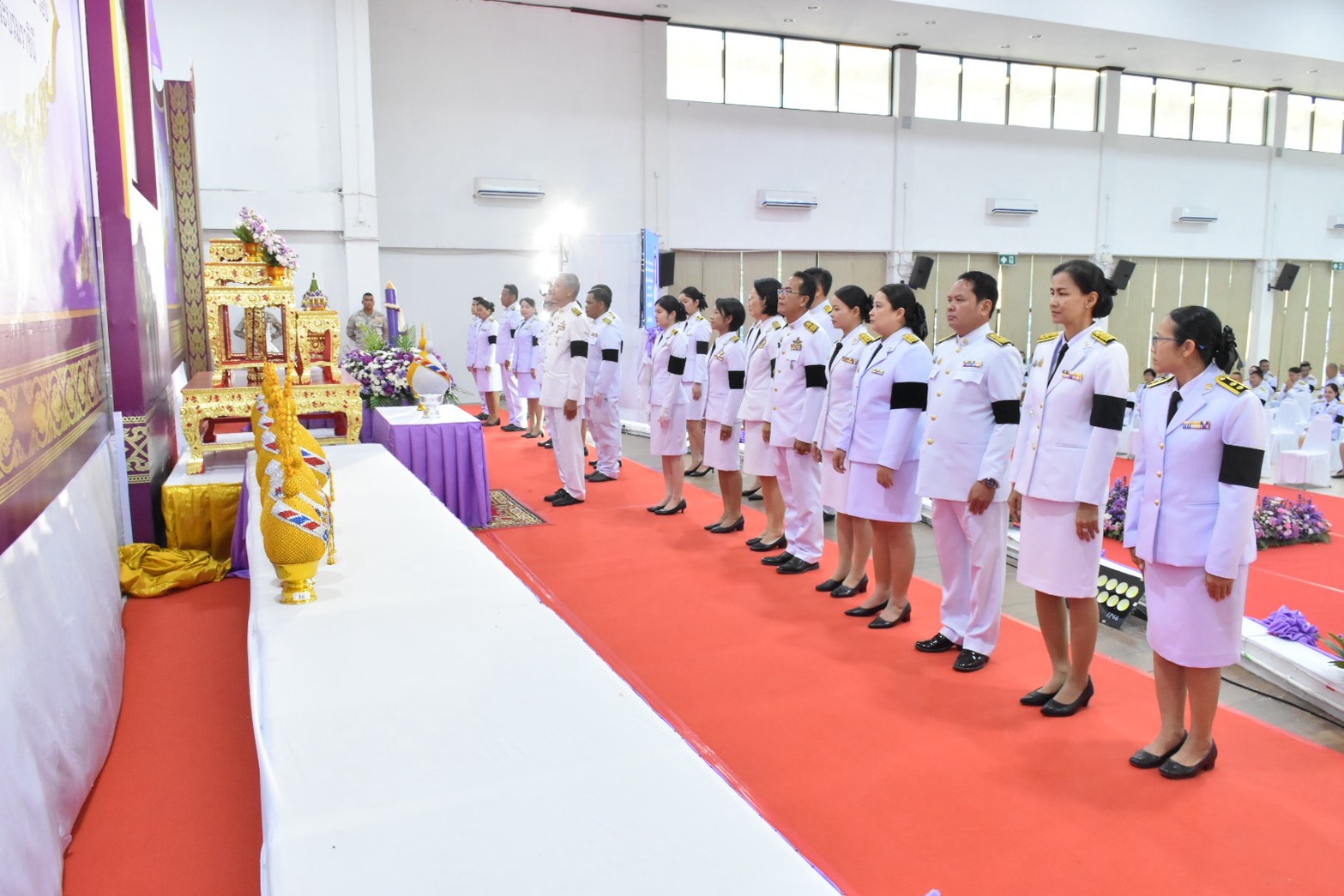 title - ส.ป.ก.อำนาจเจริญ ร่วมพิธีลงนามถวายพระพรชัยมงคล เจริญพระพุทธมนต์และทำบุญตักบาตร ถวายเป็นพระราชกุศล เนื่องในโอกาสวันเฉลิมพระชนมพรรษา สมเด็จพระนางเจ้าฯ พระบรมราชินี 